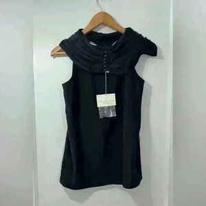 NWT Valentino 100% silk Black Blouse - Made in Italy